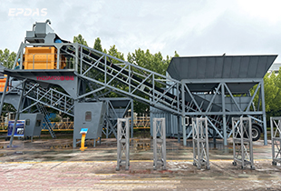 portable concrete batching plant