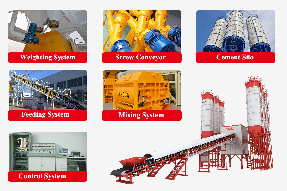 Stationary Concrete Batching Plant