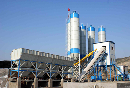 Belt Type Concrete Batching Plant