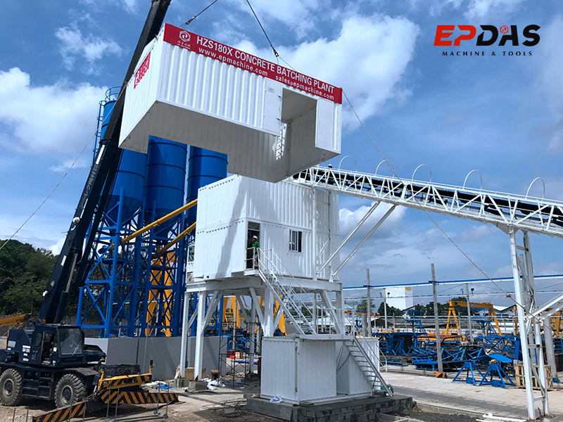 Containerized batching plant