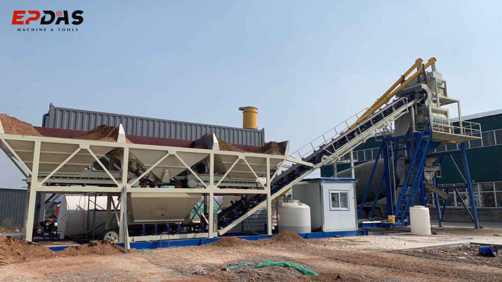 Concrete Batching Plant Without Foundation