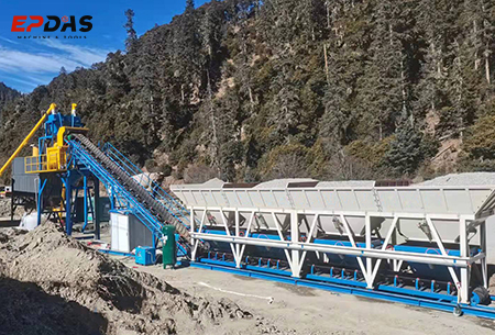 Foundation Free Concrete Batching Plant