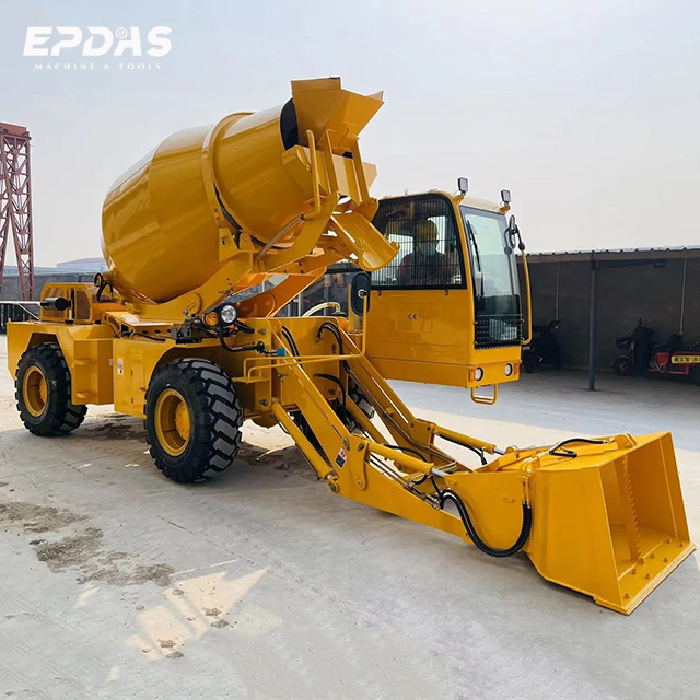 Articulated Self-loading Concrete Mixer