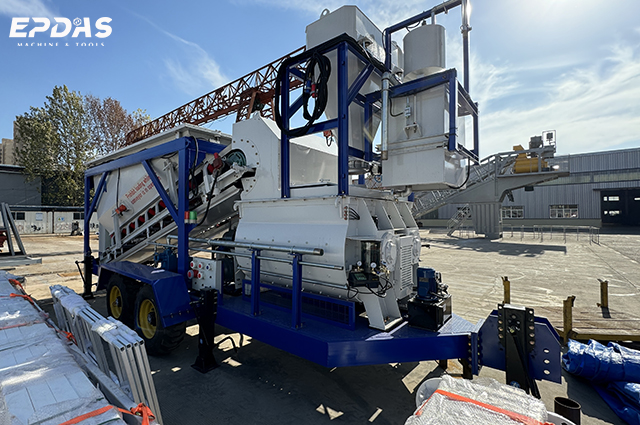 Integrated Mobile Concrete Batching Plant