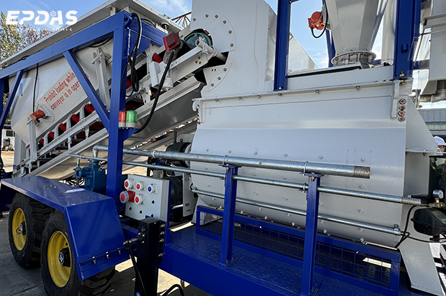 Integrated Mobile Concrete Batching Plant