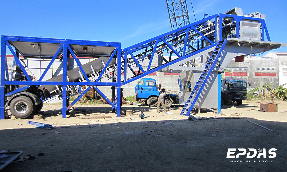 mobile concrete batching plant