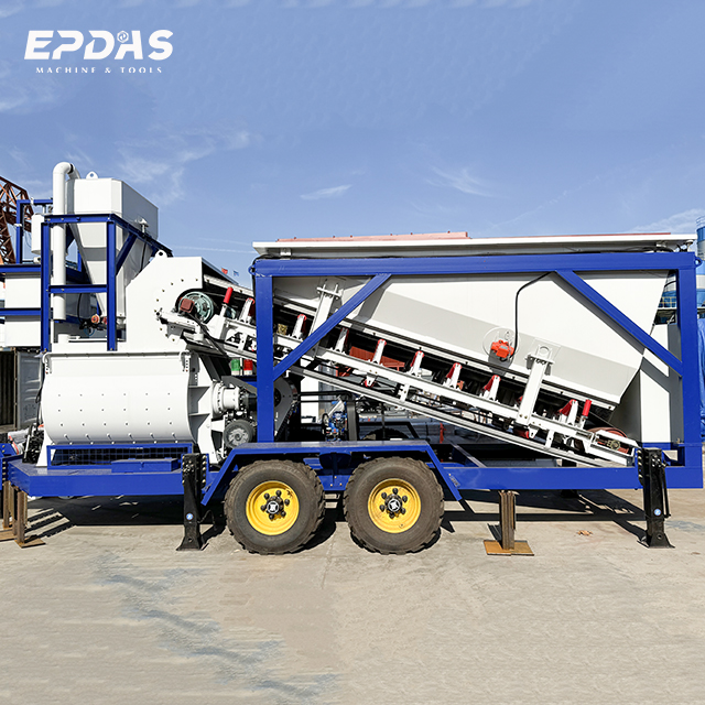 Integrated Mobile Concrete Batching Plant