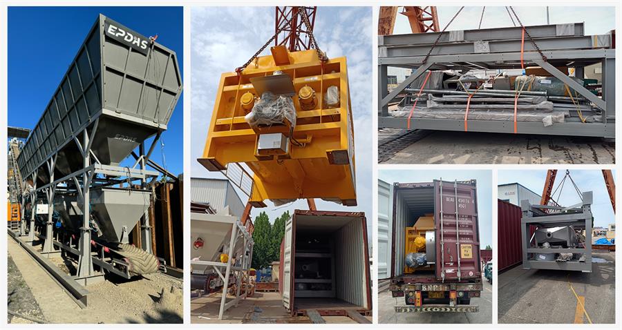 Foundation Free Concrete batching plant