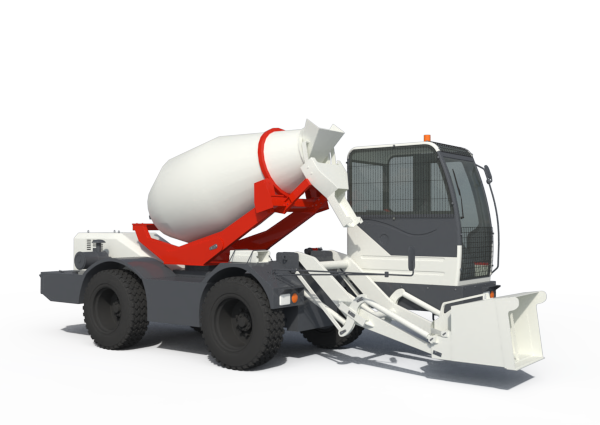 Self-loading Concrete Mixer Truck