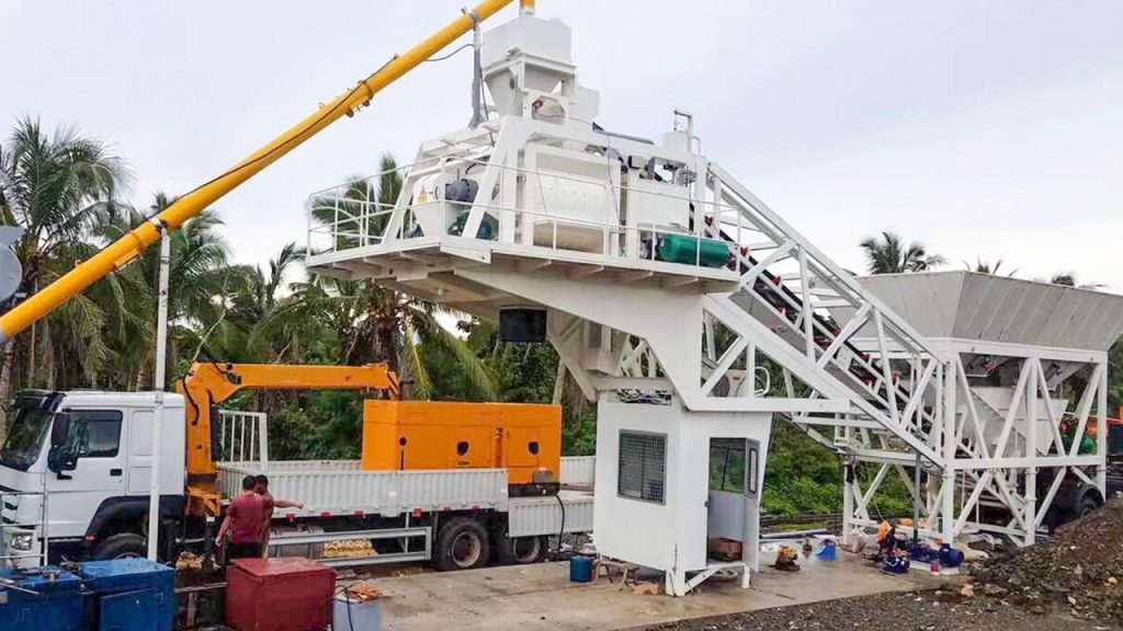 mobile concrete batching plant