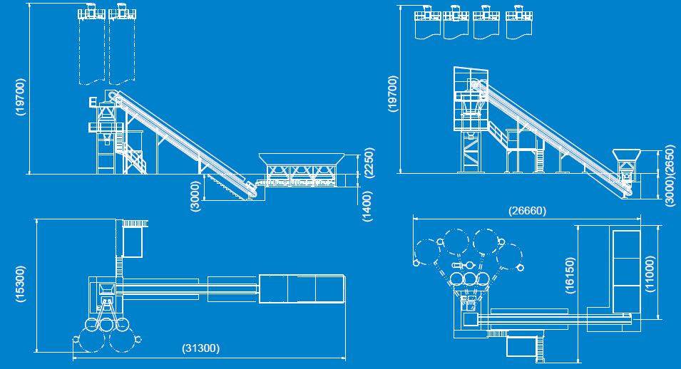 Stationary Concrete Batching Plant