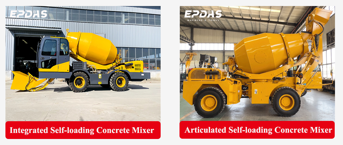 Self-loading Concrete Mixer