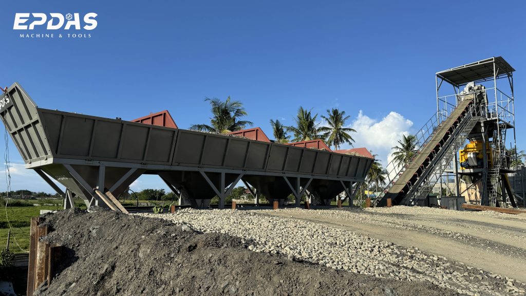 foundation free concrete batching plant