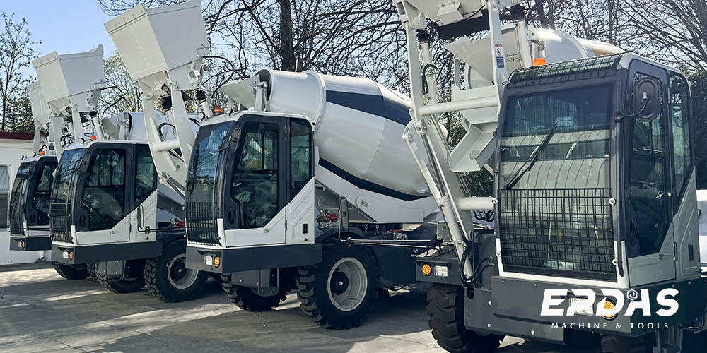 self loading concrete mixer truck