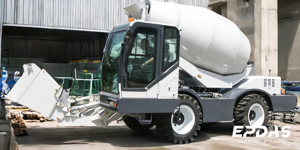 self loading concrete mixer truck