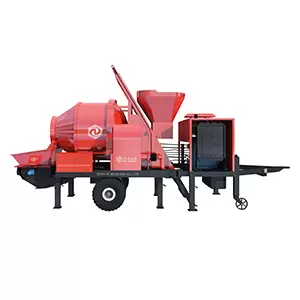 Concrete Mixer With Pump